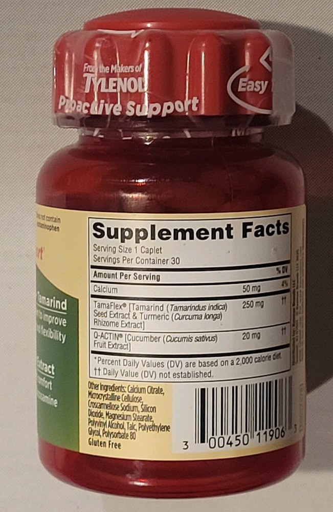 TYLENOL PROACTIVE SUPPORT MUSCLE & JOINT RELIEF - 30 CAPLETS