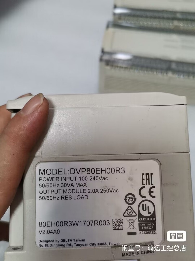 1 PC USED TEST OK DVP80EH00R3 Controller