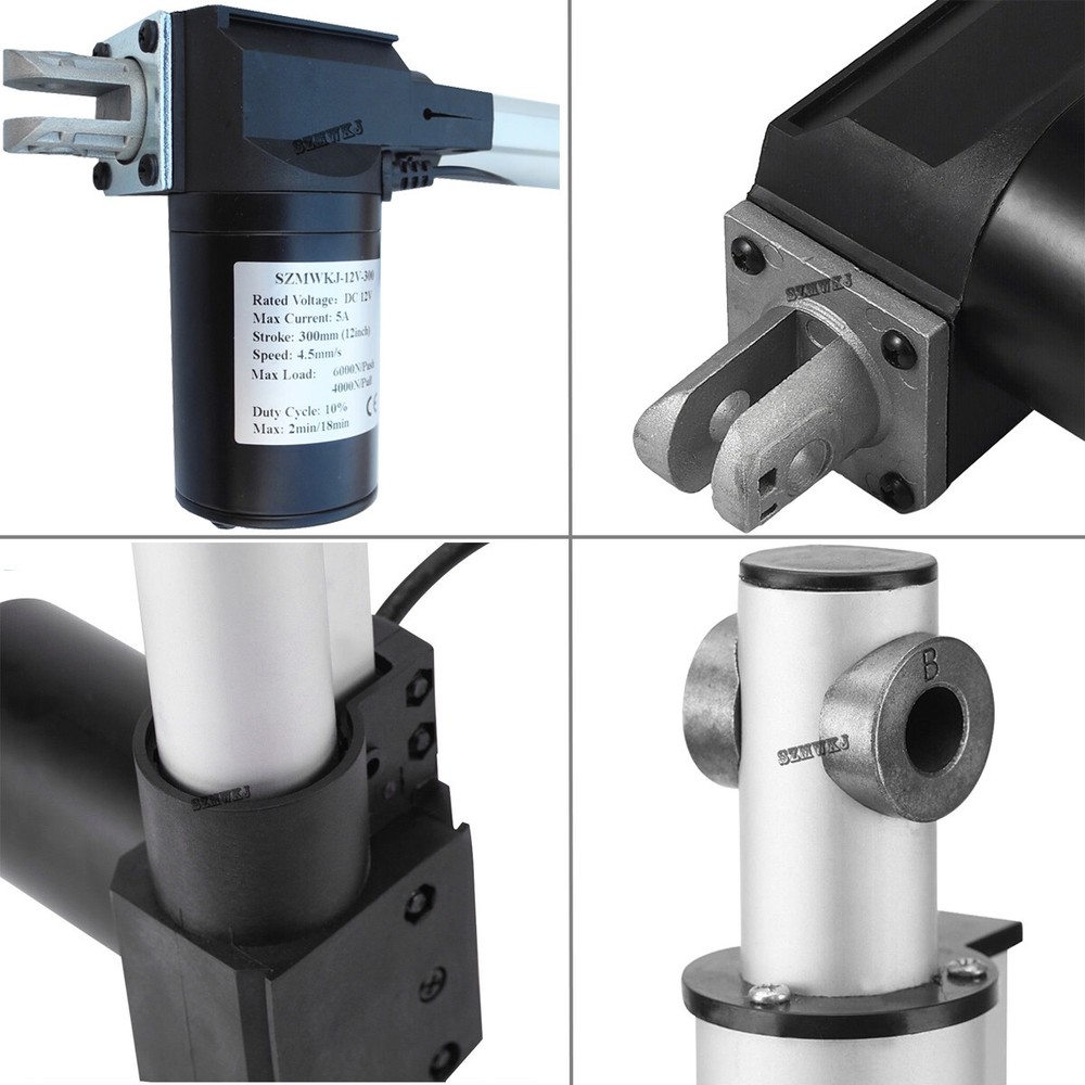 Electric LCD Solar Tracker Controller & 2*6000N 16" Linear Actuator & Anemometer