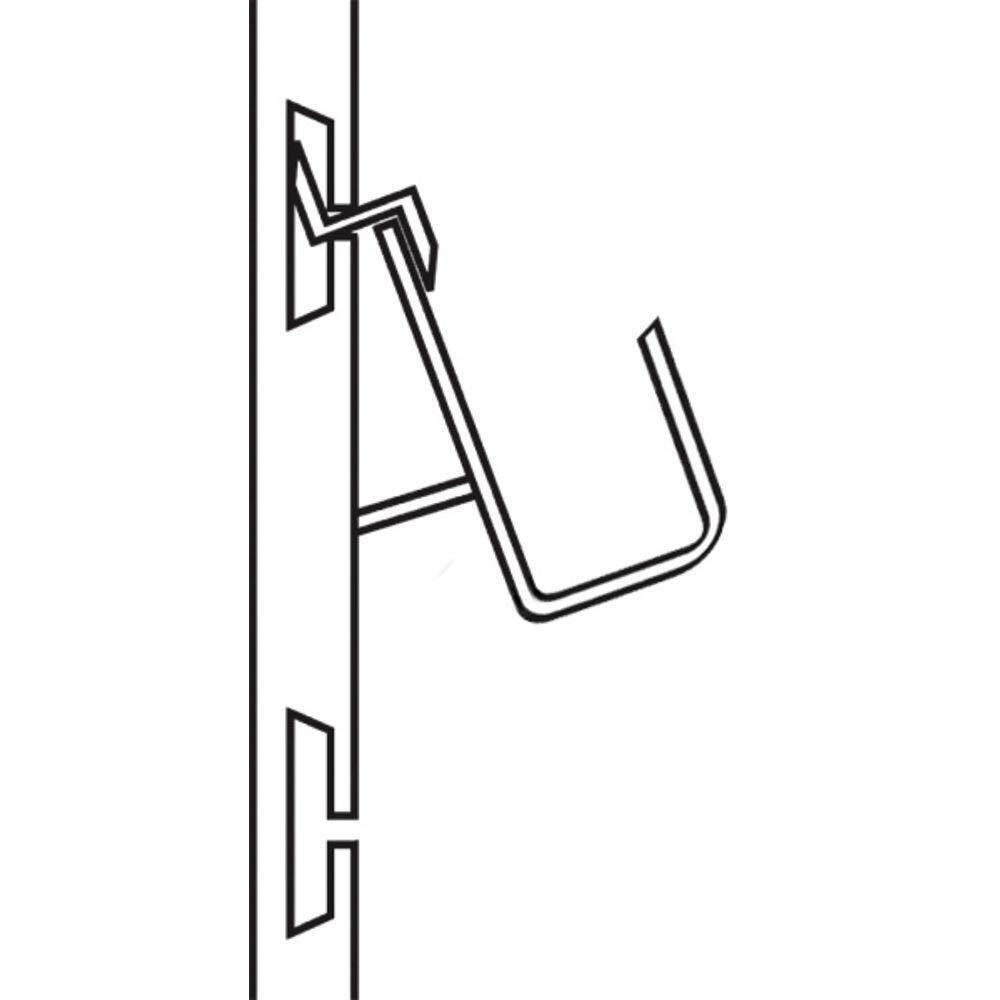 Slatwall Book Display Rack 24", with Tilt