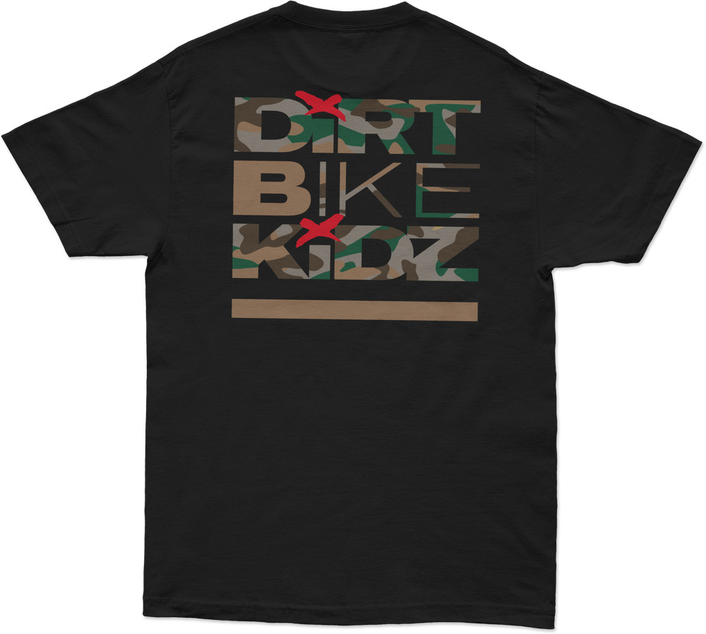 Camo Shovels Tee Black Sm