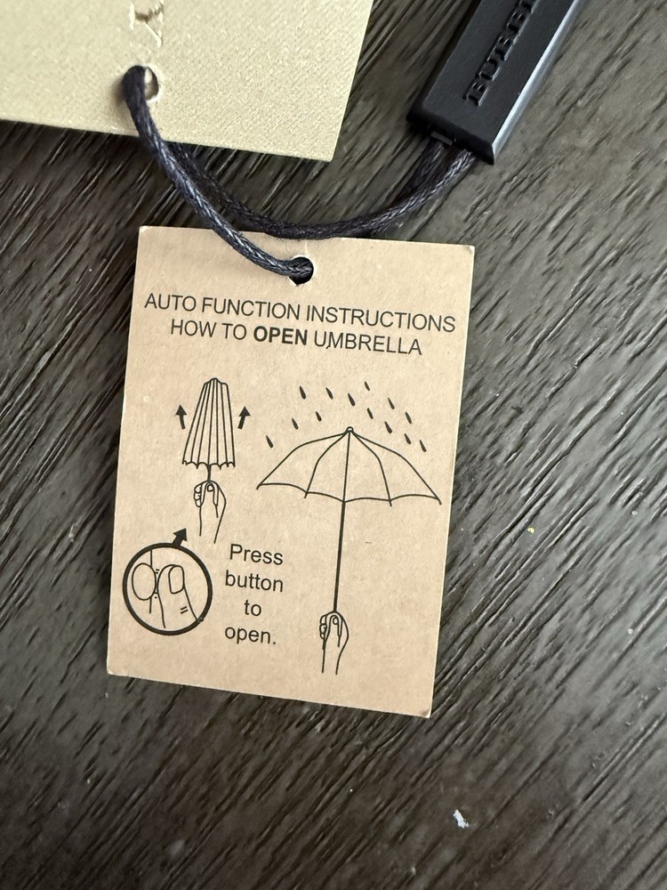 Burberry Umbrella New W/ Tag
