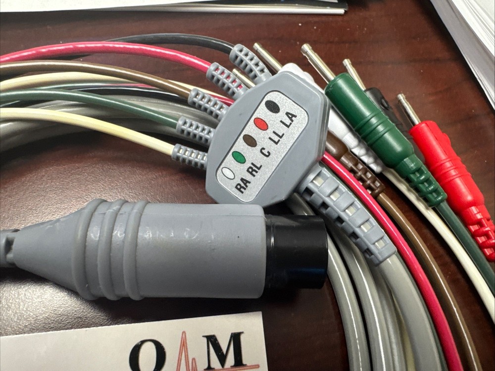 5 Pin/5 Lead ECG Cable