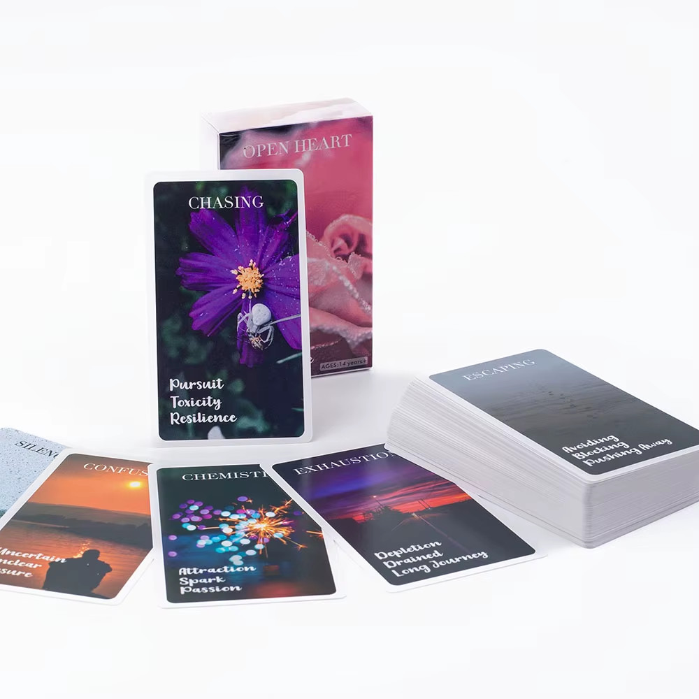 Hearts Hidden Secrets Oracle Deck - 78-Card Twin Flame & Situations Message Set