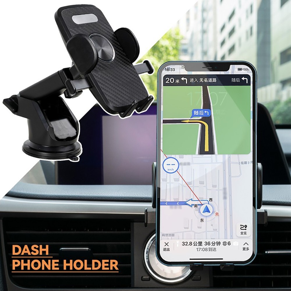 Universal 360° Car Cell Phone Holder Windshield Dashboard Dash Mount For iPhone
