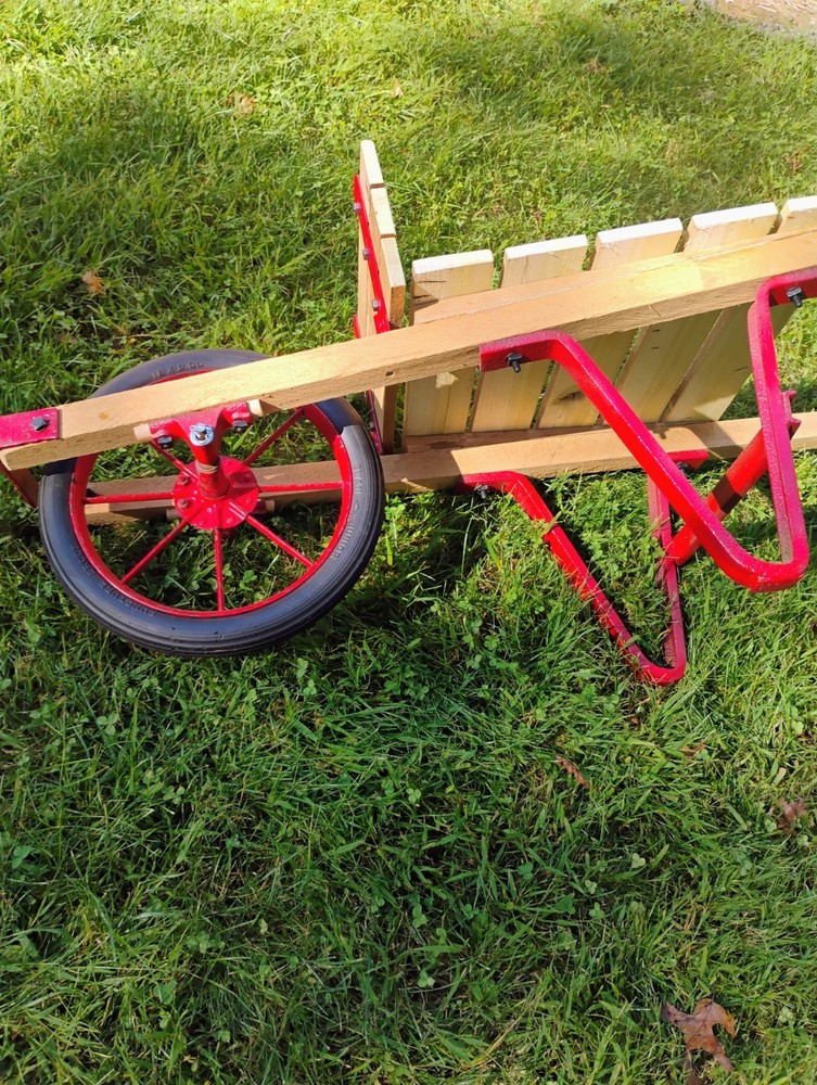 antique vintage wheelbarrow