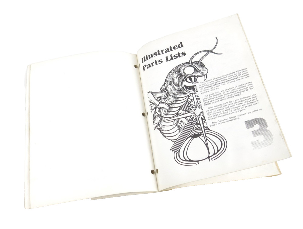 Atari Centipede Arcade Game Operation, Maintenance & Service Manual 1981