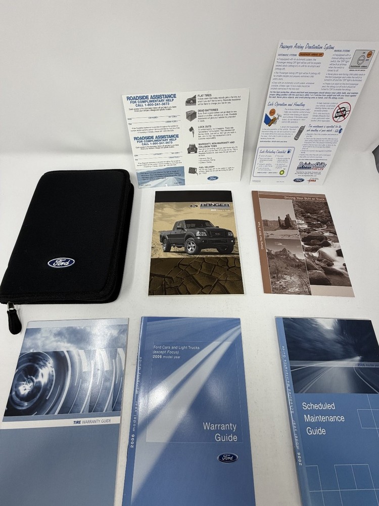 2006 Ford Ranger Owners Manual OEM Set