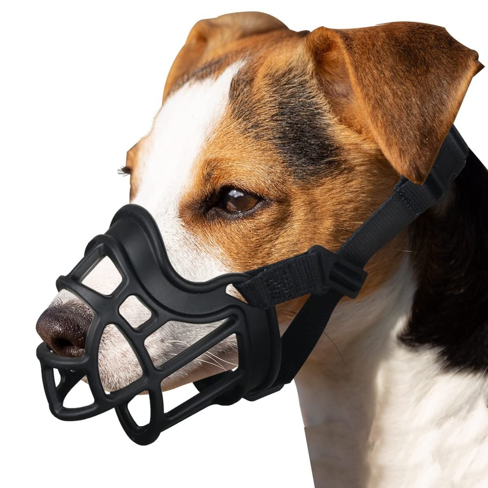 Dog Muzzle, Basket Muzzle Anti Biting Chewing, Sturdy Lightweight Cage Mouth ...