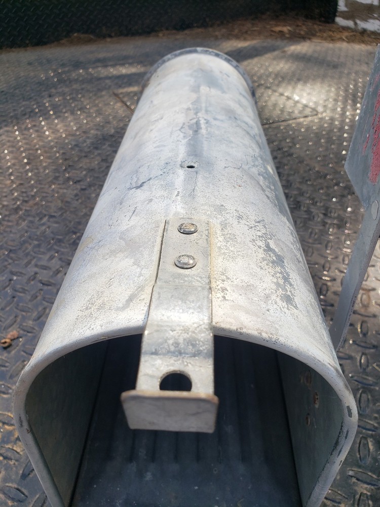 Vintage Rustic Farm Rural Mailbox Galvanized Steel