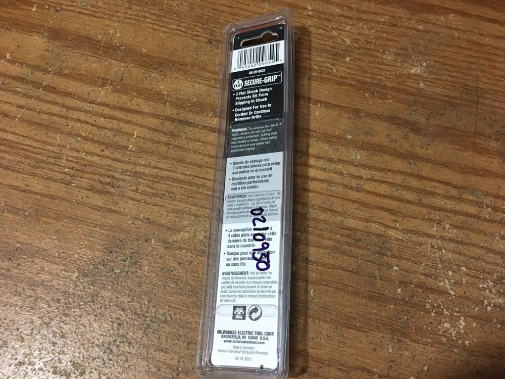Hammer Drill Bit 3/8" x 6" 3-Flat Secure-Grip™