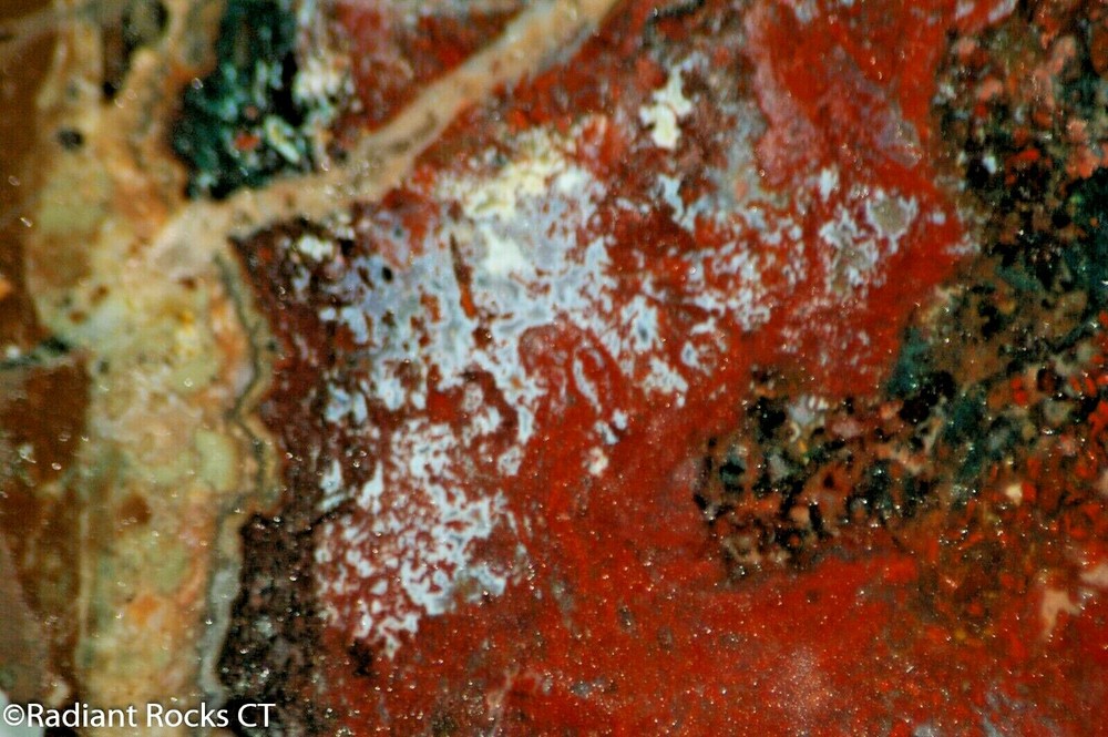 Moroccan Jasper Agate lapidary slab 19.8 oz (560 grams)