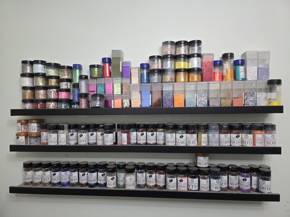 Large Lot Of Craft Glitter