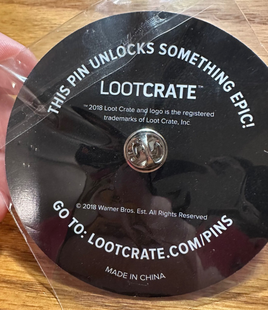 2018 Loot Crate WESTWORLD pin