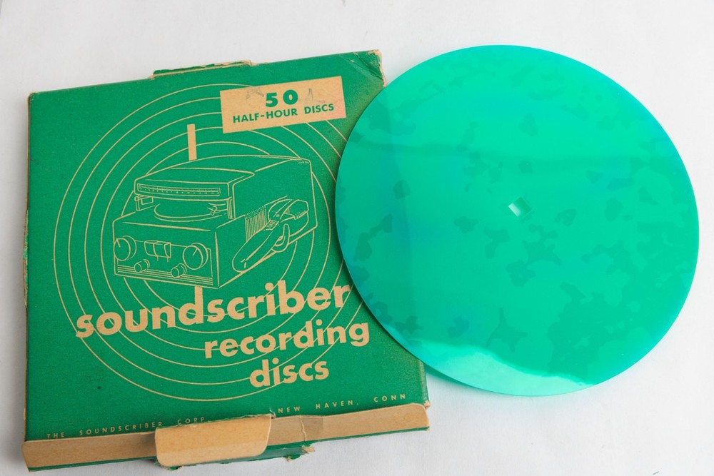 Vintage Soundscriber Recording discs Half Hour Discs