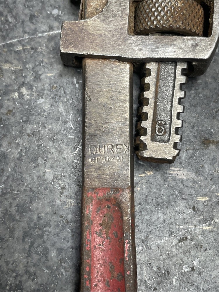 Durex 6 Inch Pipe Wrench Germany