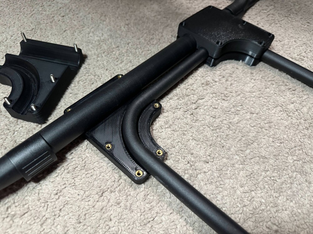 Playseat Challenge Mod - Pedal bracket mount reinforcement clamps