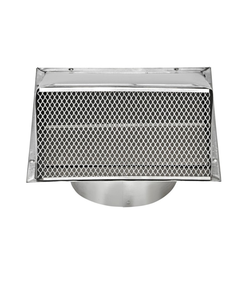 Lambro 346 6" Aluminum Wall Cap Spring Loaded