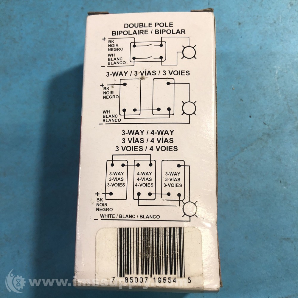 Pass & Seymour PS30AC2 Brown 2 Pole Toggle Switch FNFP
