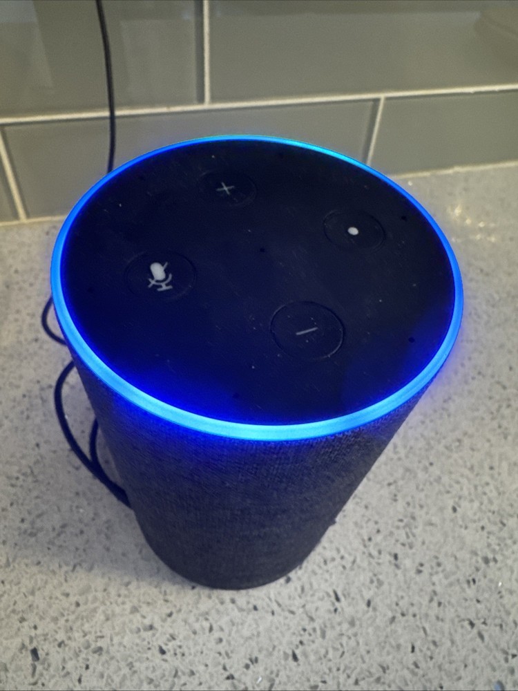 Amazon Echo 2rd Gen. Smart Speaker - Heather Gray No Box Or Instructions.