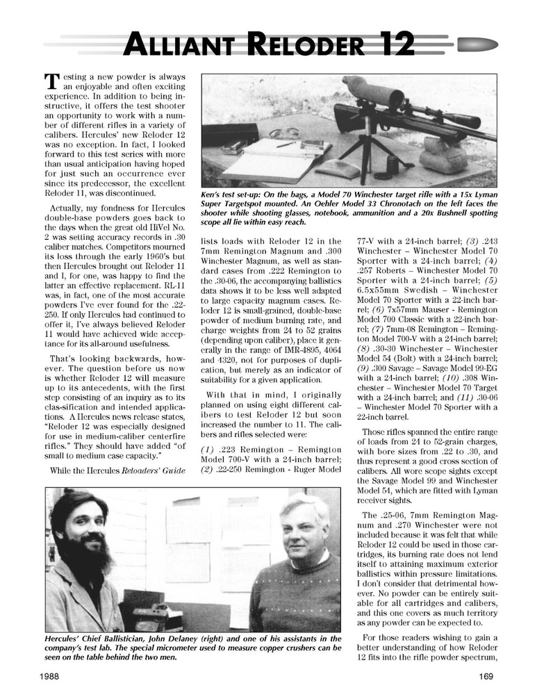 Propellant Profiles Seventh Edition