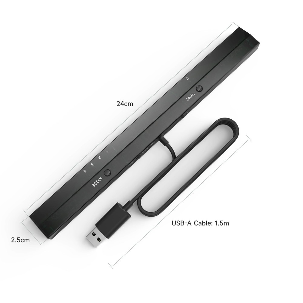 Wireless Sensor Dolphinbar for PC USB Wii Remote Adapter MAYFLASH W010 Used