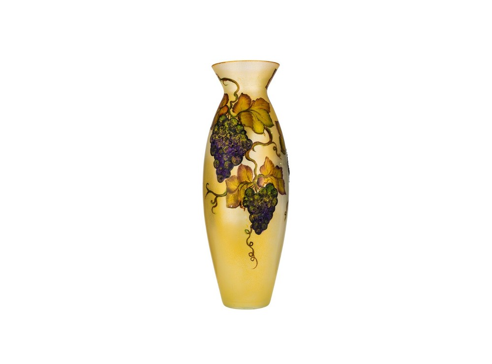 Victoria Bella 20" Height Vase Glass Pattern: Grape