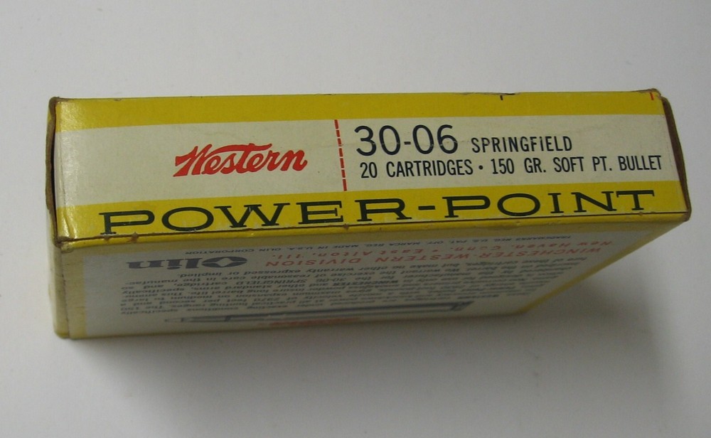 Olin Western Super-X 30.06 Springfield 150 gr. Soft Pt. Power Point Empty Box