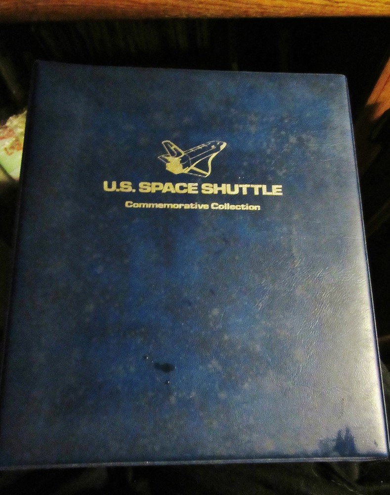 Space program Shuttle NASA Cover stamps Book rocket 1981