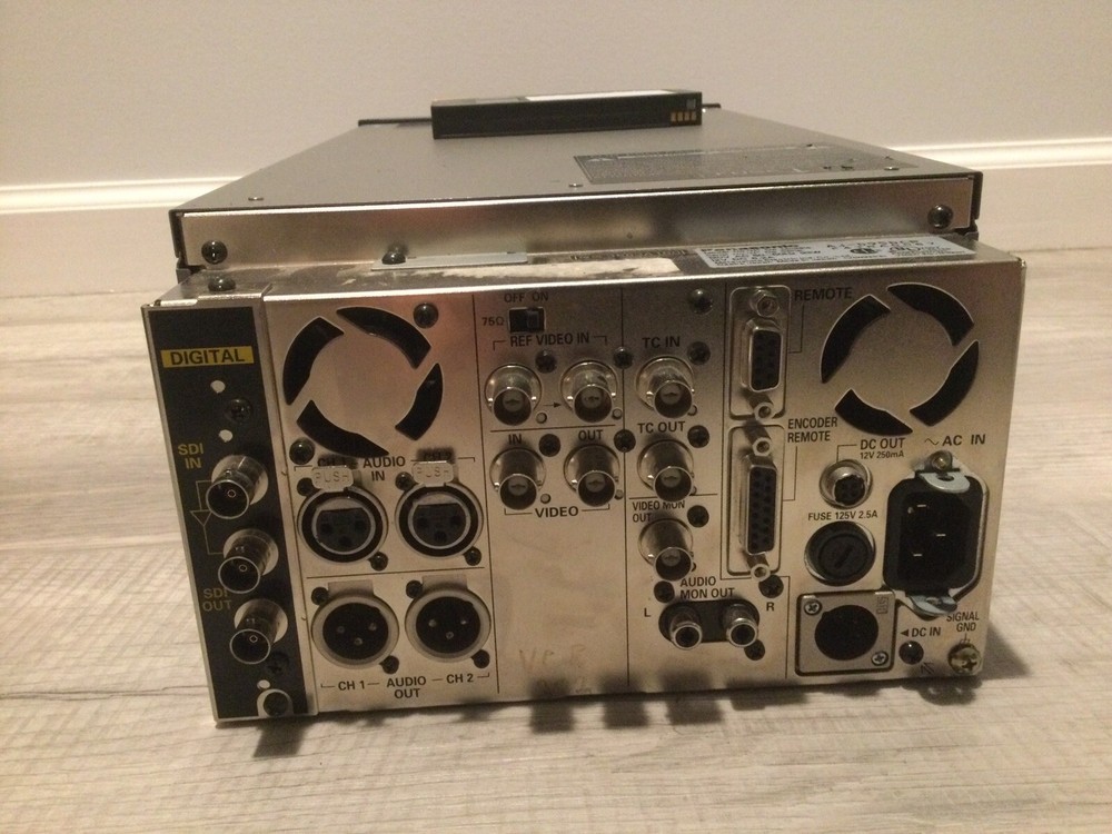 Panasonic AJ-D95DCP DVC Pro50 Recorder/Player Error 09 drum error, Sold Parts