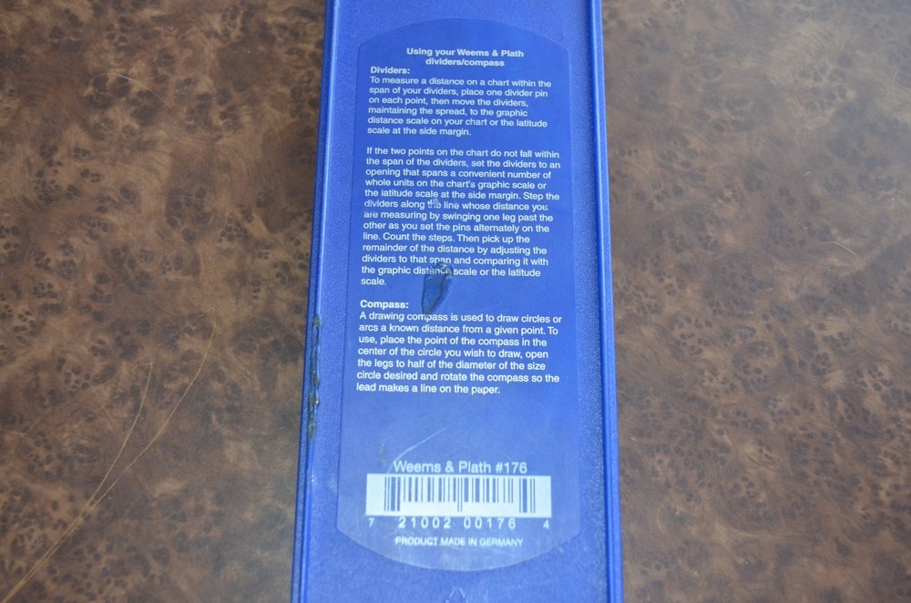 Weems & Plath Ultralight Dividers/Compass, 7"