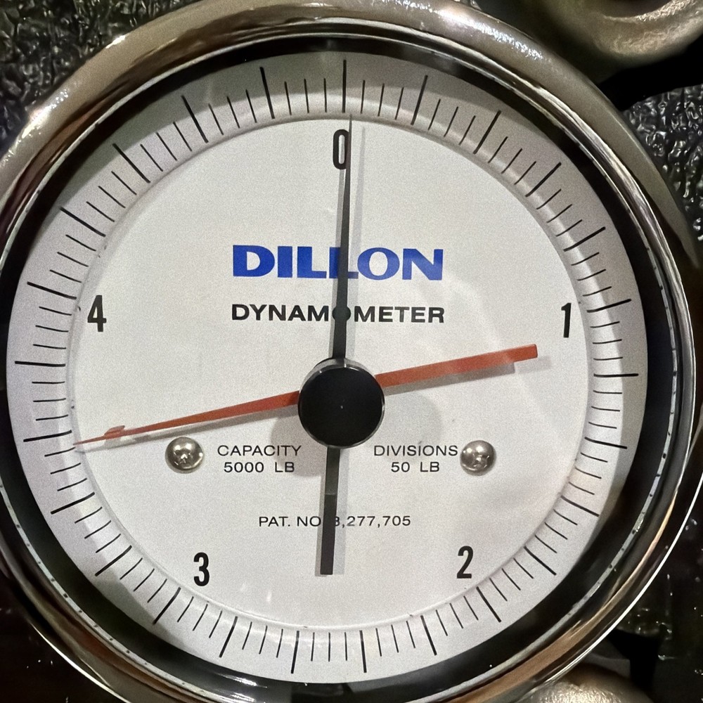 Dillon 30006-0050 Dynamometer 5000lbs With Shackles 5in Dial