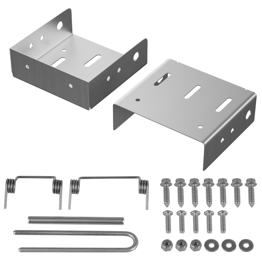 For Humminbird Lowrance Side Image Transducer Spring Back Bracket & Hardware Kit