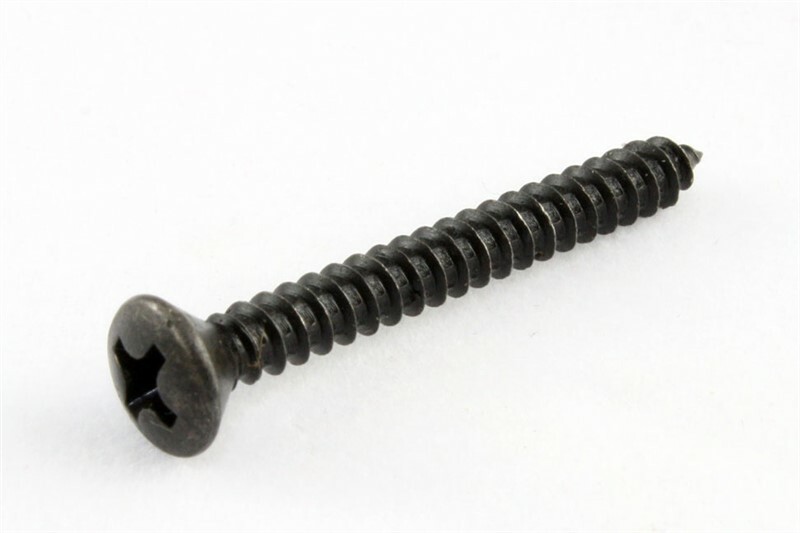 Strap Button Screws (4 pk), Phillips Head - BLACK