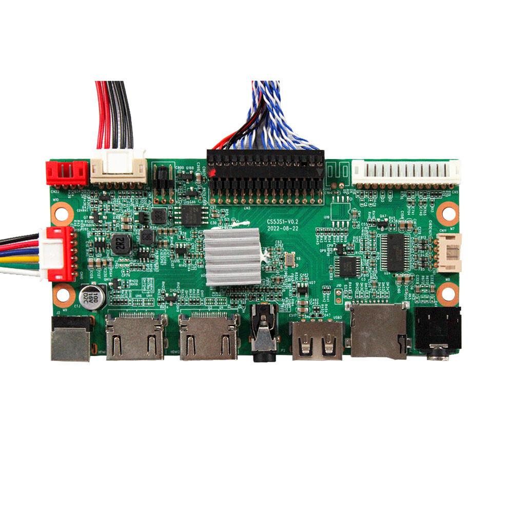 HDMI USB CVBS LCD Controller Board For 19inch 1920x360 DV190FBM-NB0 LCD Display