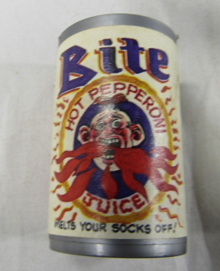 Chug A Can Candy Bite Hot Pepperoni Juice Open Container