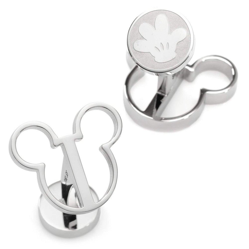 Disney Mickey Mouse Silhouette Cutout Cufflinks