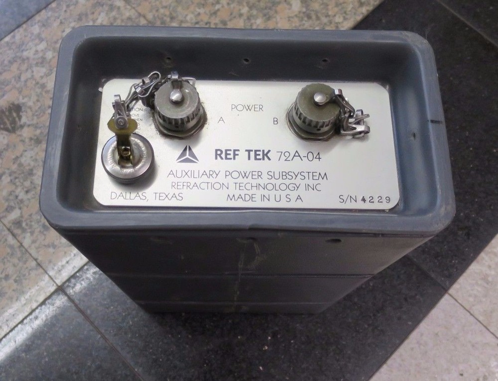REF TEK 72A-04 AUXILIARY POWER SUBSYSTEM REFRACTION TECHNOLOGY INC REFTEK