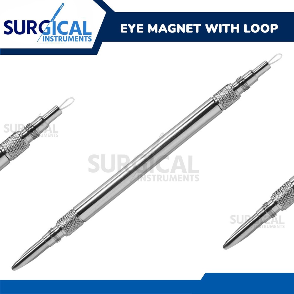Eye Magnet With Loop Stainless Steel First Aid Surgical Instruments German Grade