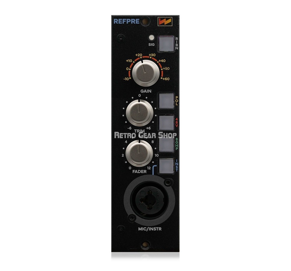 Wolff Audio RefPre 500 Series Reference Microphone Preamp