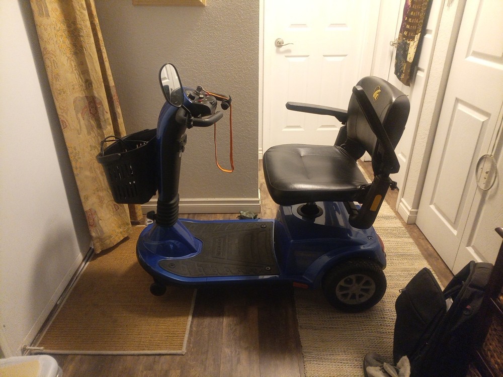 Golden Electric Scooter