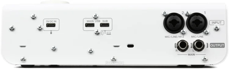 Yamaha URX22 USB-C Audio Interface - White