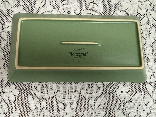 Pfaltzgraff - Winterwood - Rectangular Serving Tray - 11 1/4" - USA