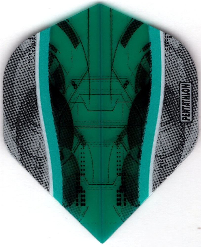 Silver Edge AQUA PENTATHLON Dart Flights: 3 per set