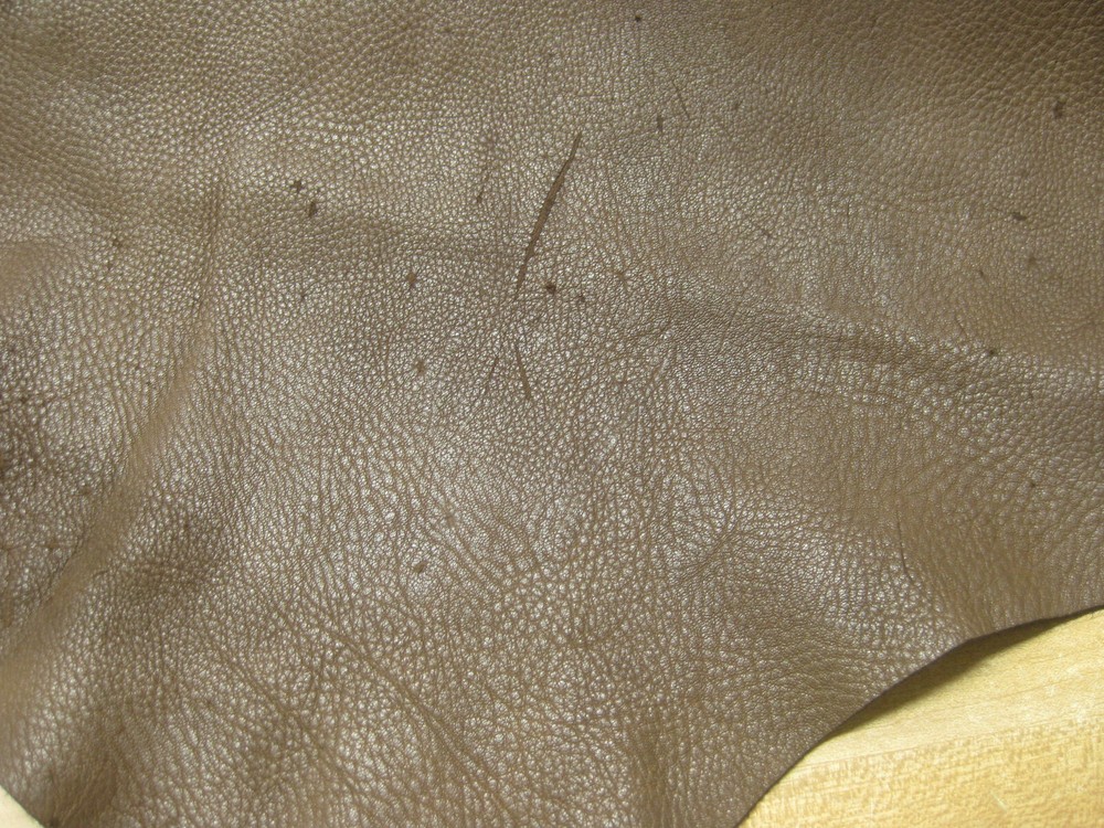 Brown Top Grain Deer Leather # 0009901 ROW 41