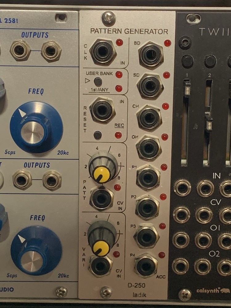 Ladik Pattern Generator Eurorack Programmable Gate Sequencer / Drum Brain