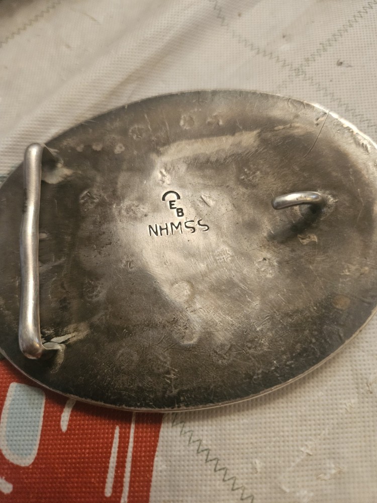 Turquoise And Silver Has Makers Mark Very Antique Made By Navjo Silver Smith