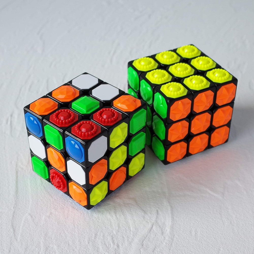 3X3x3 Magic Cube Tactile Cube for Blind 3D ??Embossed Braille Spe...