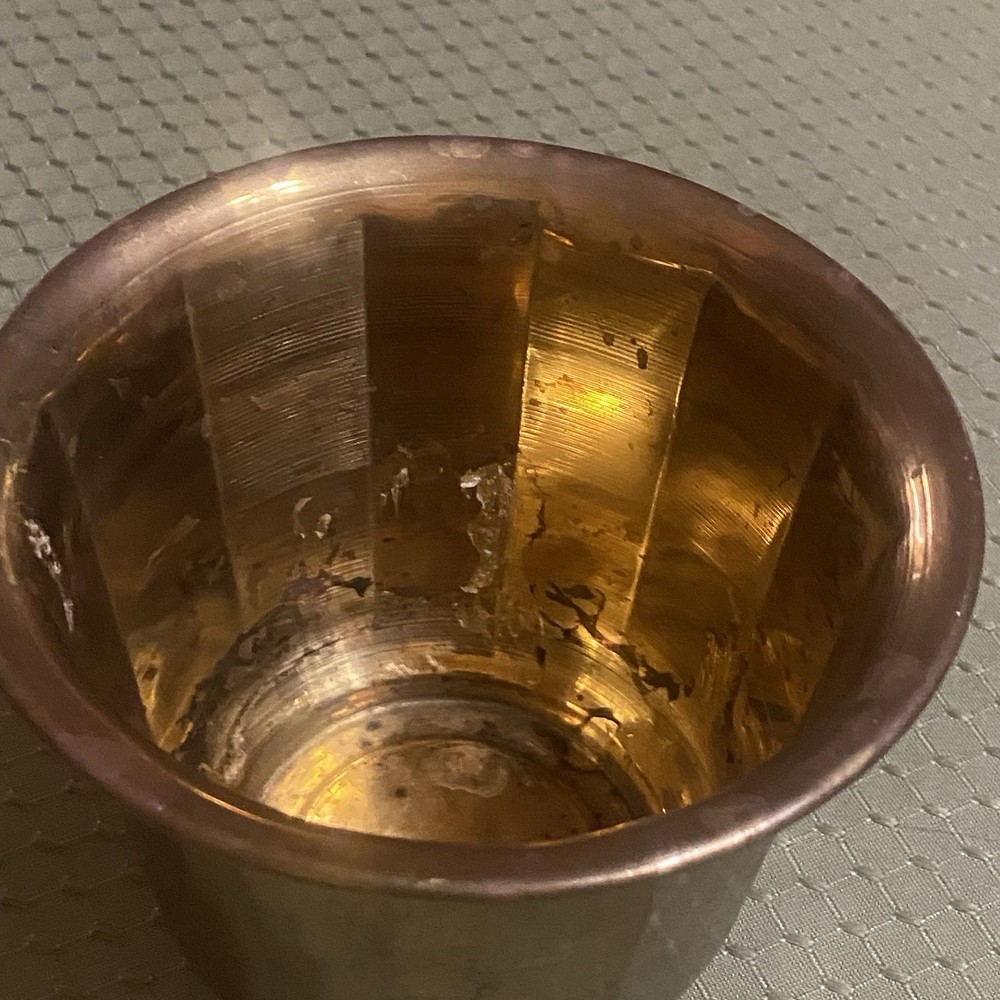 Brass Planter 3.75” H x 5” W