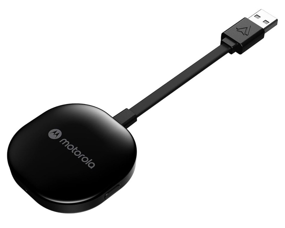 Motorola MA1 WIRELESS CAR ADAPTER For Android Auto Car Adapter Black Androidauto